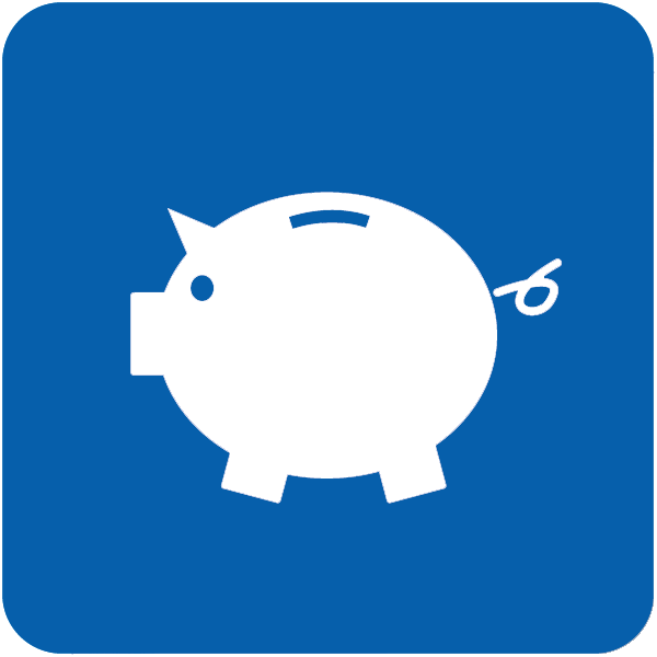 401k piggy bank icon